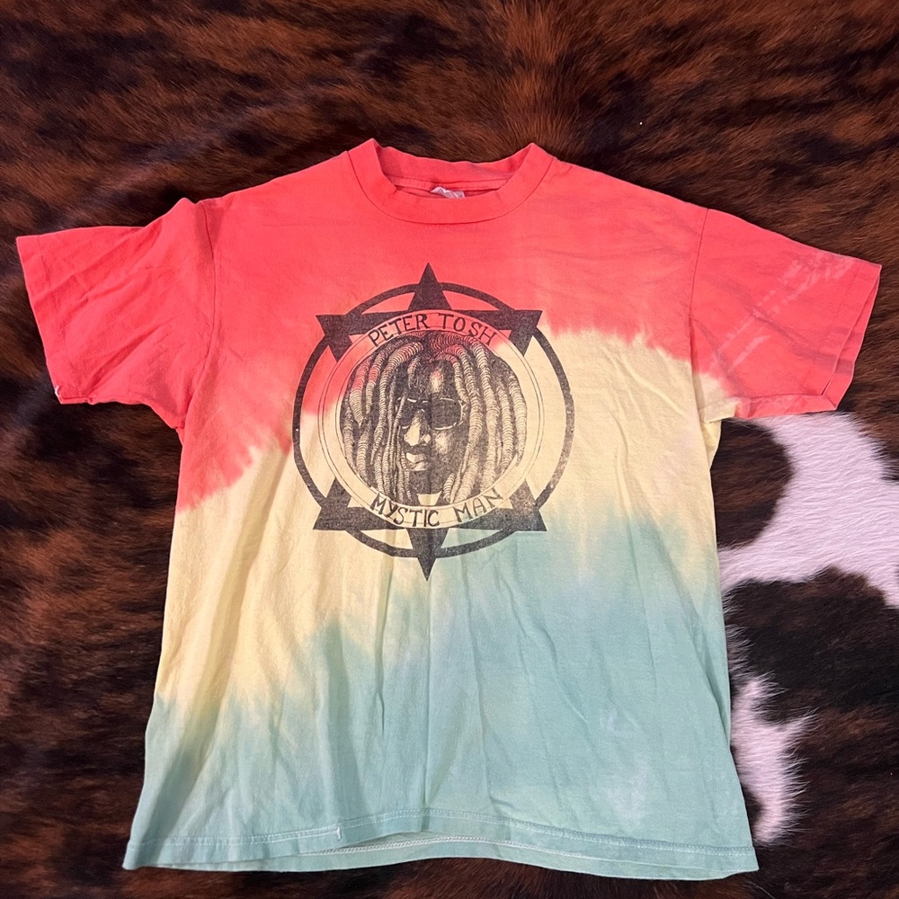 Vintage Peter Tosh T Shirt Mystic Man